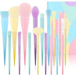 🆕 Makeup Colourful Brush Set Foundation Blending Face Powder Eyeshadow Rainbow